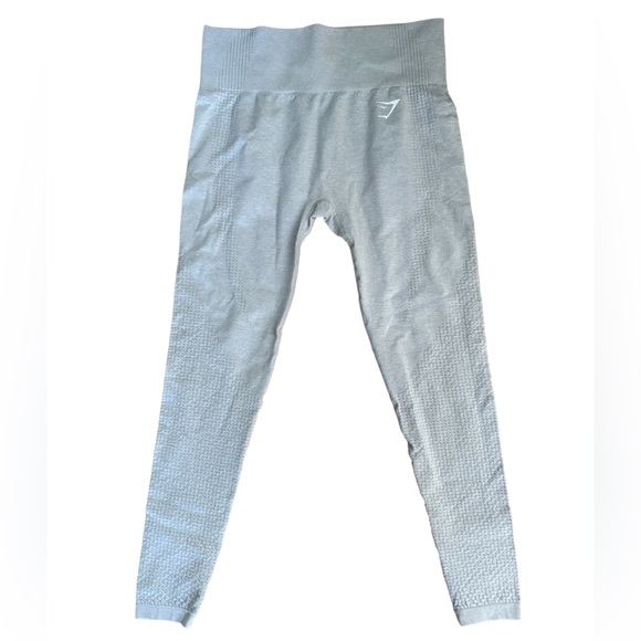Gymshark Pants - Gymshark Smokey Grey Marl Vital Seamless 2.0 Leggings High Rise Size Medium